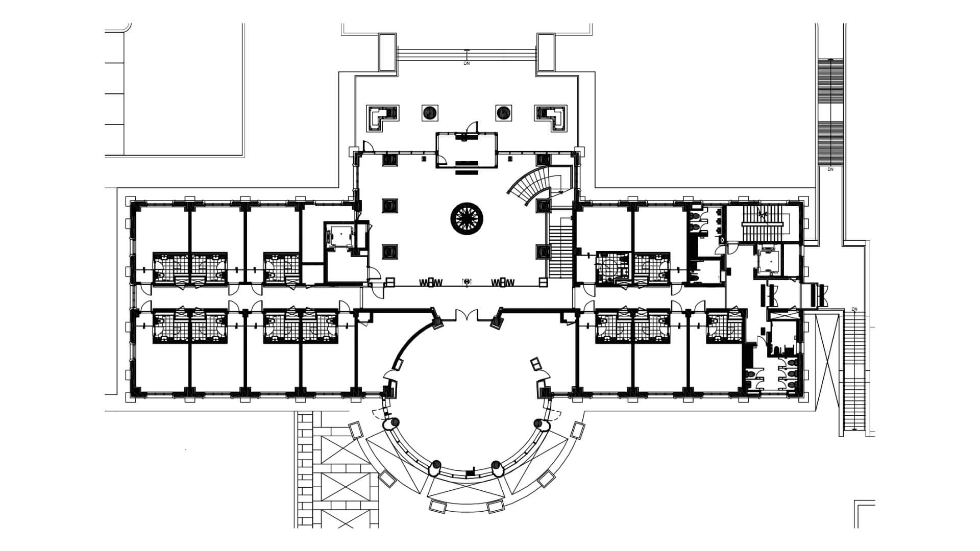 Geomundo Ocean Palace Hotel Second Floor Plan