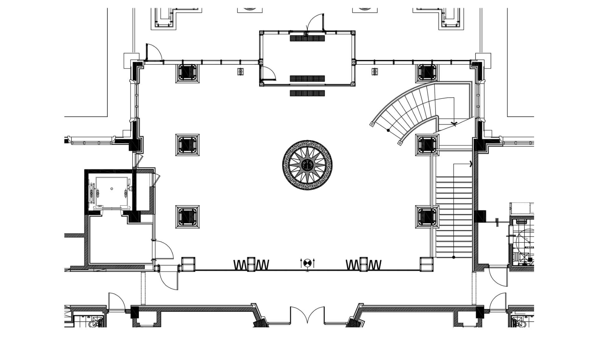 Geomundo Ocean Palace Hotel Second Floor Lobby Plan