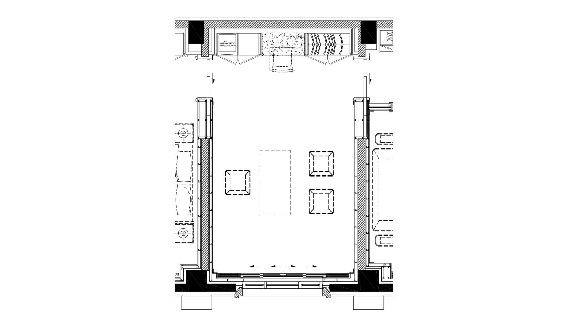 ホテル3階VIP西製図面