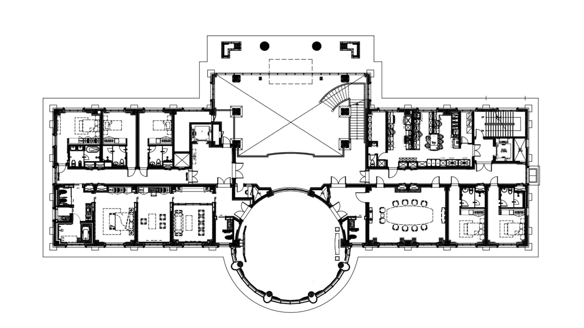 Geomundo Ocean Palace Hotel Third Floor Plan