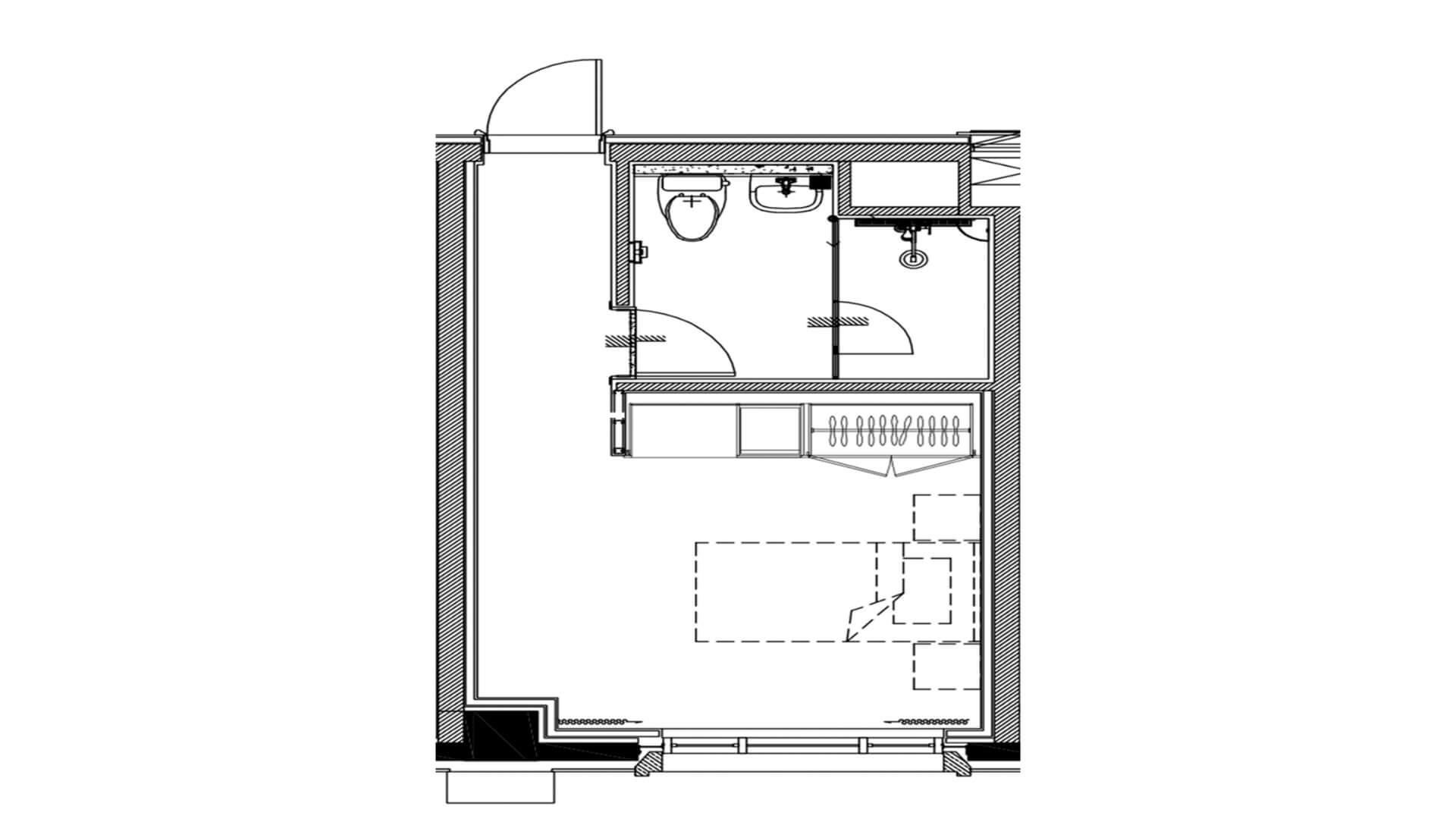 Geomundo Ocean Palace Hotel Single Deluxe Room Floor Plan 