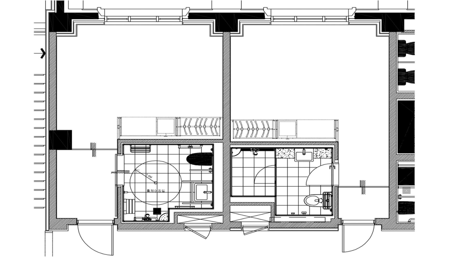 Geomundo Ocean Palace Hotel Ondol Room Floor Plan